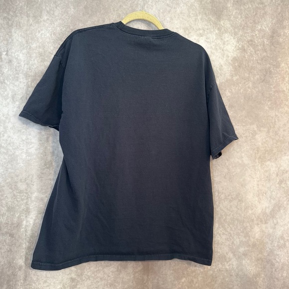 Vintage 90s Deer Hunting An American Tradition Deer‎ Flag Size XL Navy Blue - Picture 4 of 4